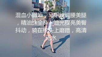 混血小姐姐，马甲线细腰美腿，精油抹全身，油光程亮美臀抖动，骑在枕头上磨蹭，高清无水