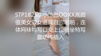 STP18250 小热巴OOXX高颜值美女双女道具自慰啪啪，连体网袜特写口交上位骑坐特写震动棒插入